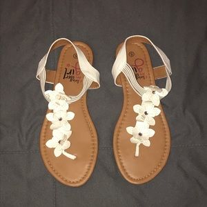 Flower sandals!